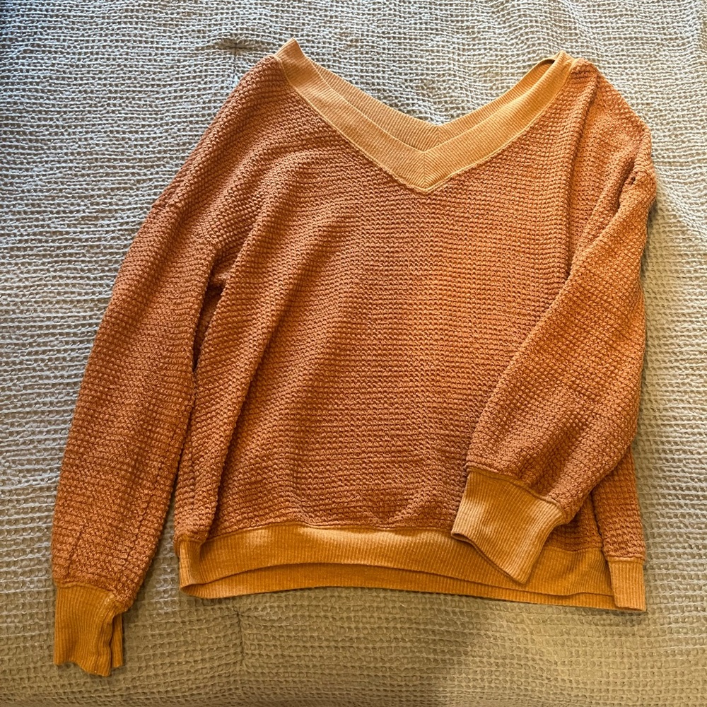 Dry goods off the shoulder sweater